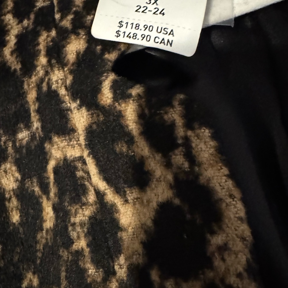 Torrid Black and Tan Jacket